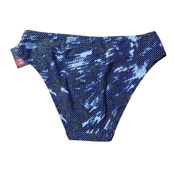 Under Armour Women’s Swim Bottoms Size Small | Blue Camo Bikini Brief NWT - Picture 3 of 4